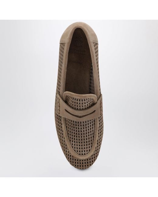 Brunello Cucinelli Brown Loafers