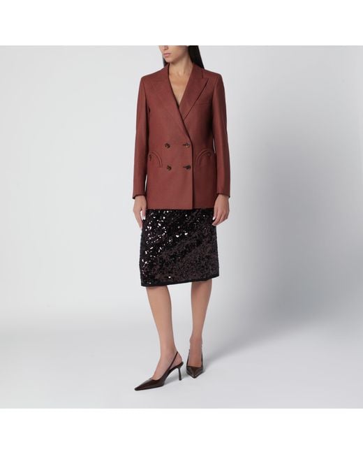 Blazé Milano Red Double-Breasted Jacket