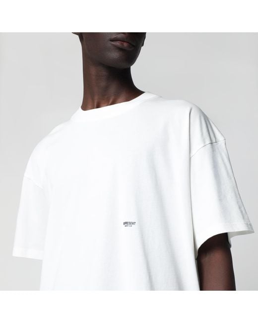 Represent White Micro Owners Club Cotton T-Shirt for men