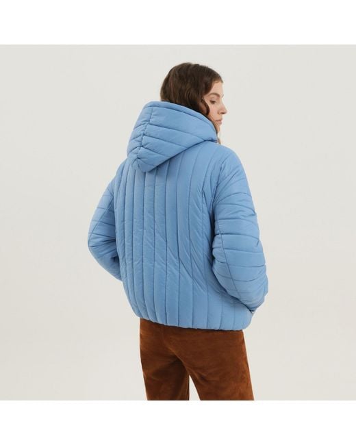 1989 STUDIO Blue Quilted Down Jacket