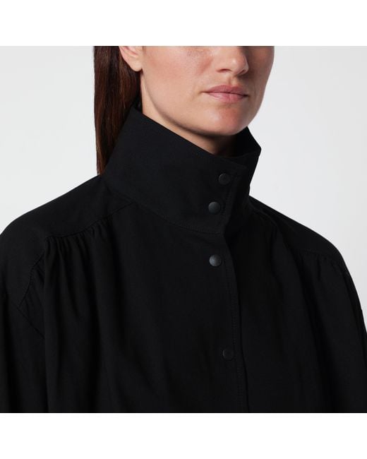 Source Unknown Black High-Neck Shirt