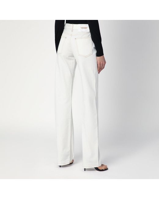 Off-White c/o Virgil Abloh White Denim Jeans