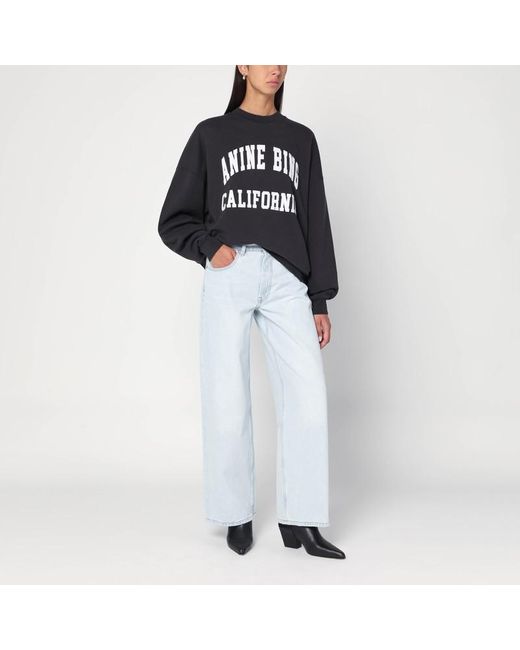 Anine Bing White Hellblaue Jeans Aus Bio-Denim
