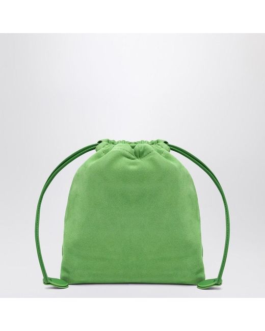 Miu Miu Green Apple Suede Pouch