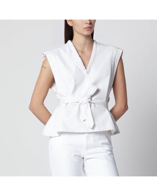 Lemaire White Chasuble Shirt