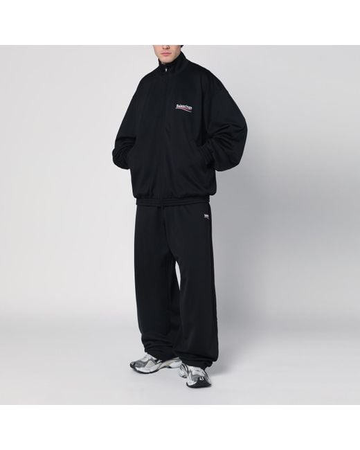 Balenciaga Black Zip Hoodie Political Campaign