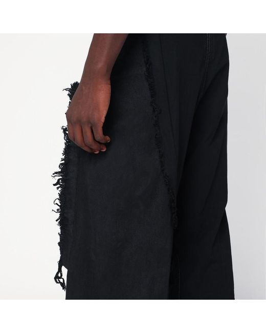 Pantalon Avec Des Franges Rick Owens pour homme en coloris Black