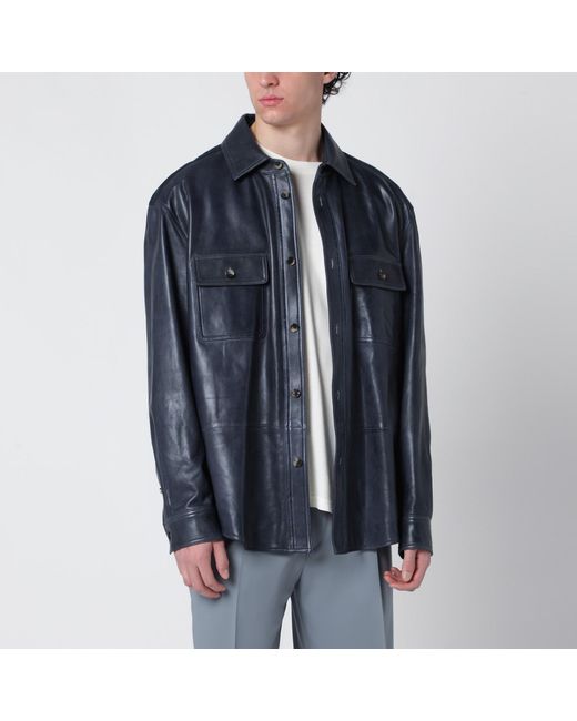 Loewe Blue Oversized Shirt for men