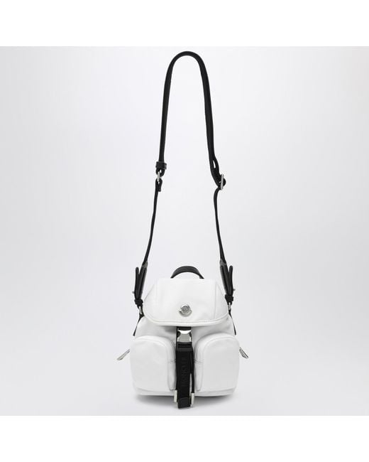 Moncler White Mini Trick Shoulder Bag