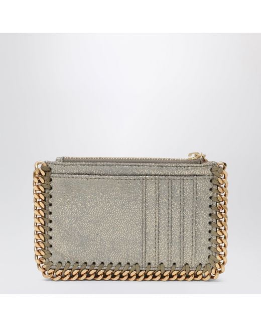 Stella McCartney Gray Falabella Card Holder