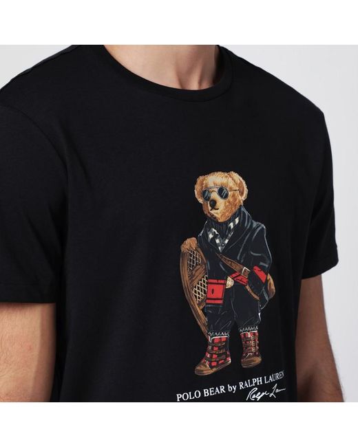 T-Shirt Polo Bear Classic Slim Fit Polo Ralph Lauren pour homme en coloris Black