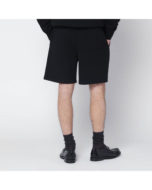 Burberry Black Logo Shorts for men