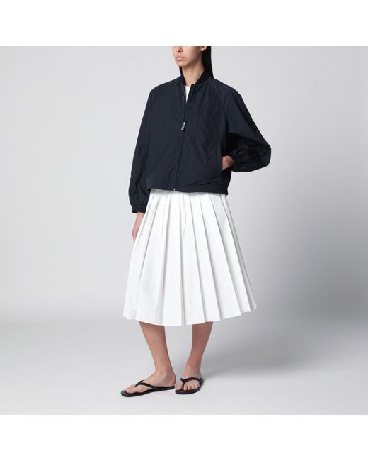 Herno Blue Zip-Up Nylon Jacket