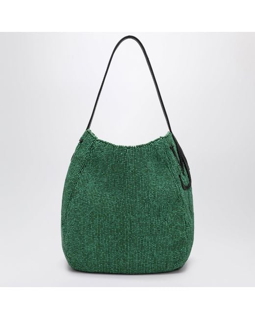 J.W. Anderson Green Small Bulb Beaded Bag