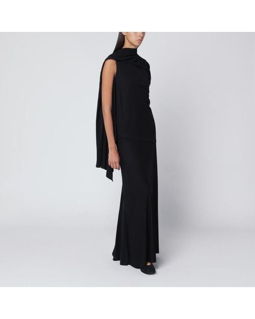 The Row Black Isadra Top