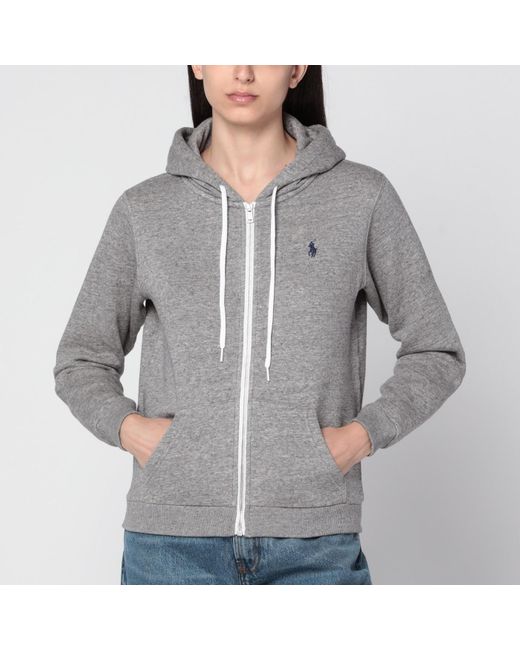 Polo Ralph Lauren Gray Zip-Up Sweatshirt