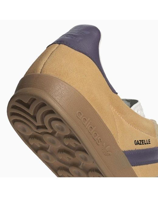 Sneaker bassa gazelle indoor di Adidas Originals in Brown da Uomo