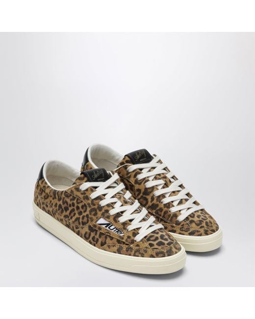 Autry Brown Windscape Low Sneakers