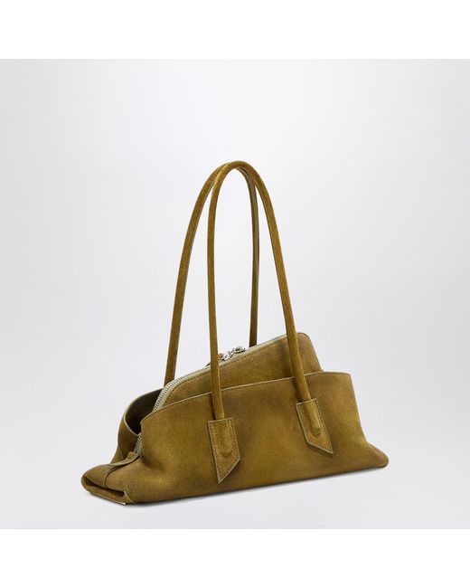 The Attico Green La Passeggiata Small Bag Khaki