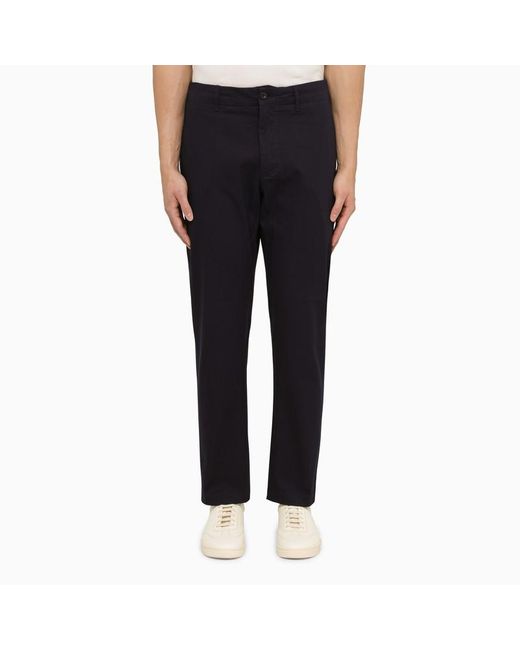Pantalon Regular Bleu Marine En Coton Department 5 pour homme en coloris Black