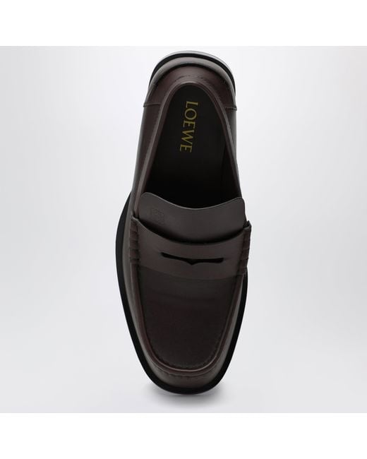 Loewe Black Bobine Loafers for men