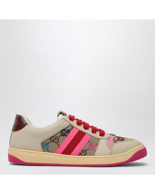 Gucci Pink Screener Trainer