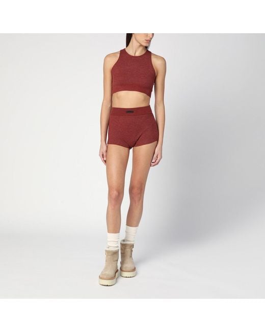 Fear Of God Red Sporty Honeycomb Tank Top