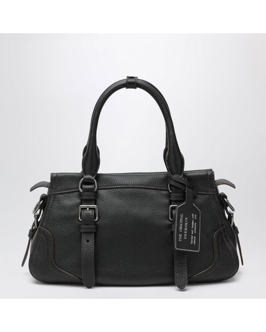 Prada Black Large Leather Shopping Bag