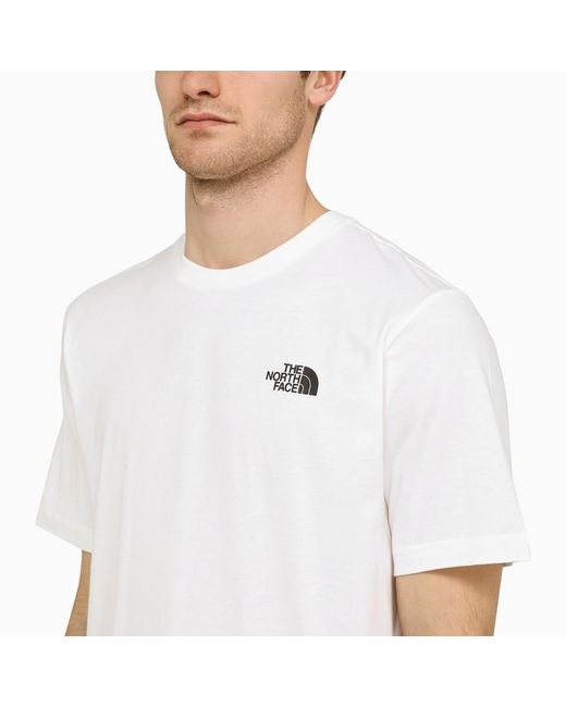 T-shirt redbox bianca di The North Face in White da Uomo