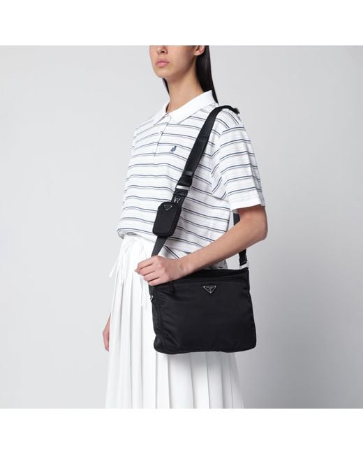 Borsa A Tracolla Nera di Prada in Black
