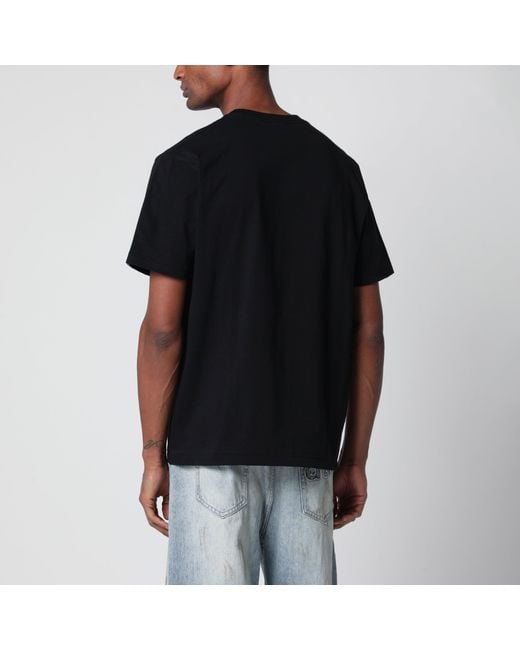 A Bathing Ape Black T-Shirt With Baby Milo Print for men