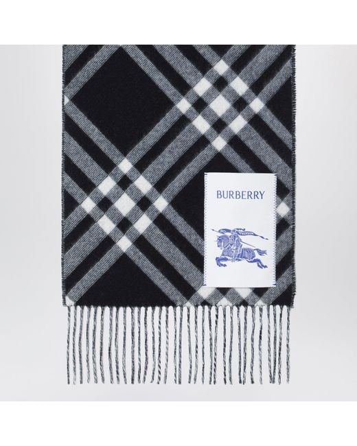 Sciarpa Check Nera di Burberry in Black