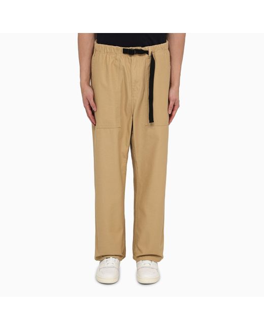 Carhartt Natural Hayworth Pant Bourbon In Cotton Twill for men