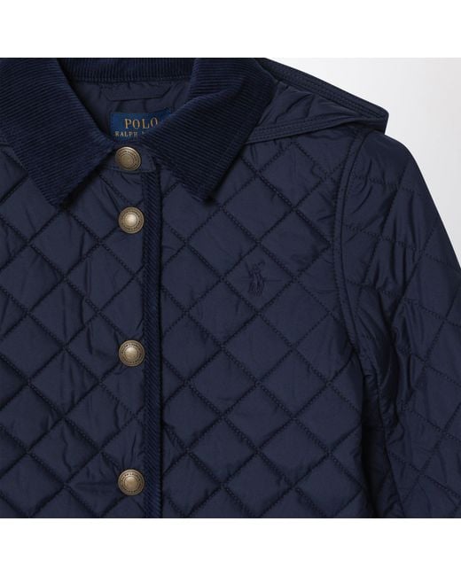 Polo Ralph Lauren Blue Quilted Barn Jacket