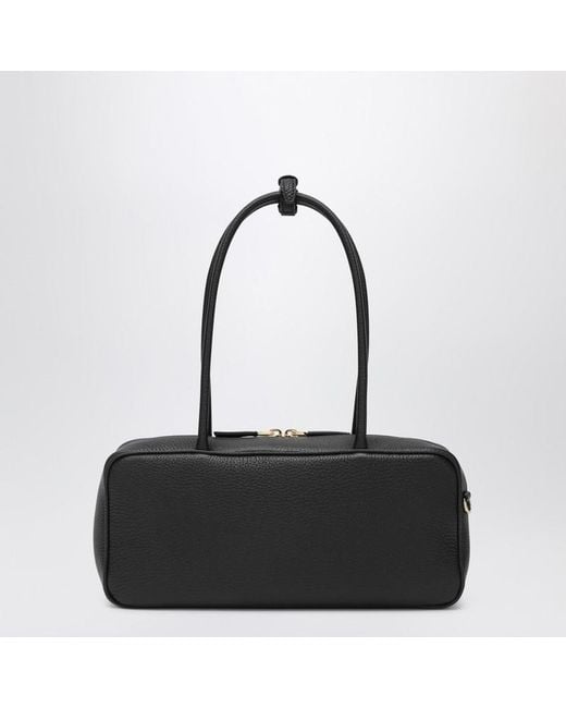 Bauletto misura media in pelle di Prada in Black