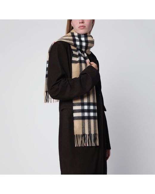 Sciarpa di Burberry in Natural da Uomo