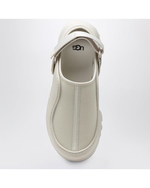 Ugg White Peakmod Mesh Clogs for men