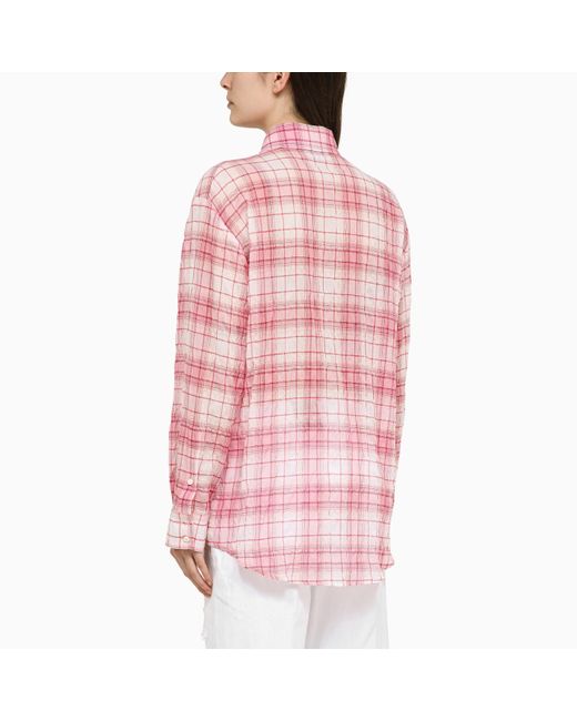 DSquared² Pink Checked Shirt