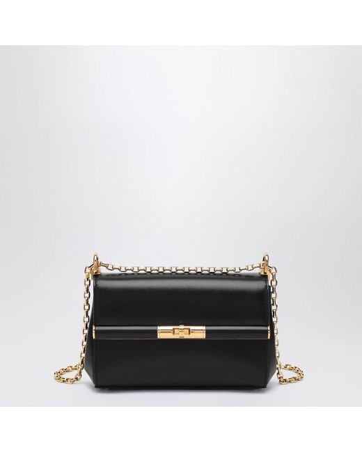 Borsa a spalla marlene piccola nera di Dolce & Gabbana in Black