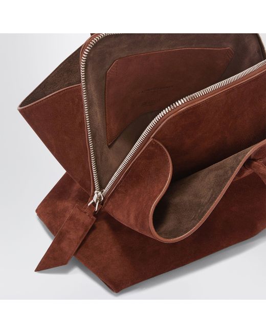 The Attico Brown La Passeggiata Medium Bag Light Chocolate