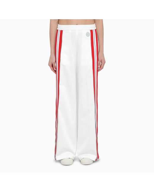 Pantalone jogging /grigio in jersey tecnico di Gucci in White