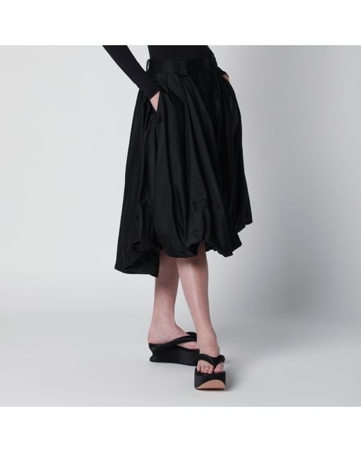Balenciaga Black Balloon Skirt