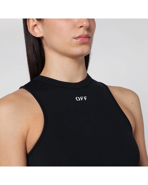 Off-White c/o Virgil Abloh Black Mini Dress With Logo