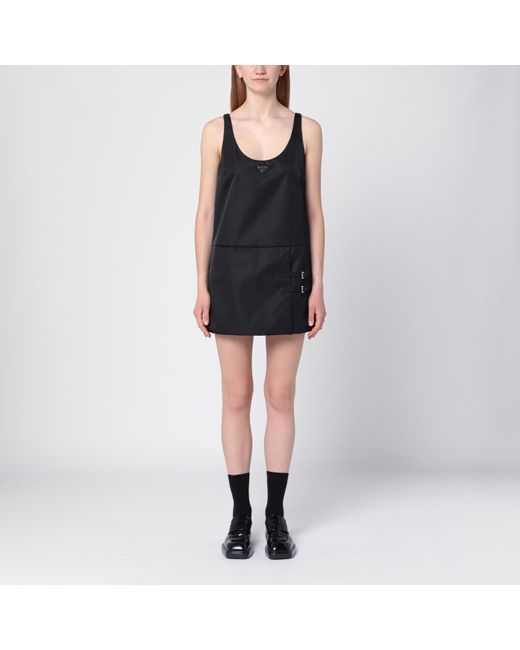 Prada Black Re-nylon Camisole Dress