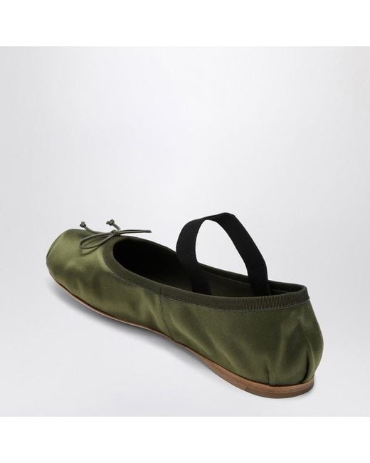 Miu Miu Green Ballerinas