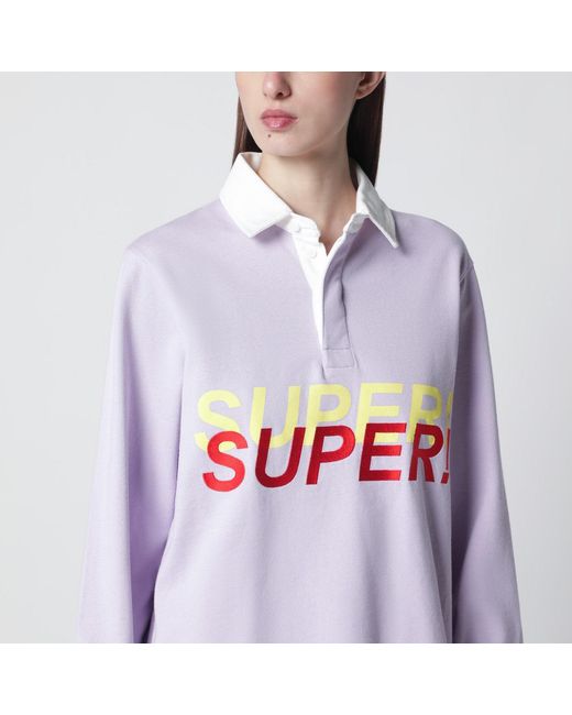 J.W. Anderson Purple Lilac Super Super Polo Shirt