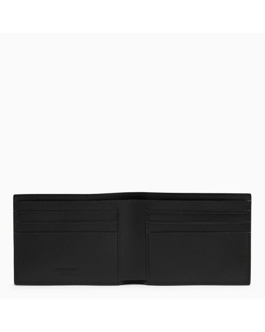 Ferragamo Black Leather Wallet With Logo for men