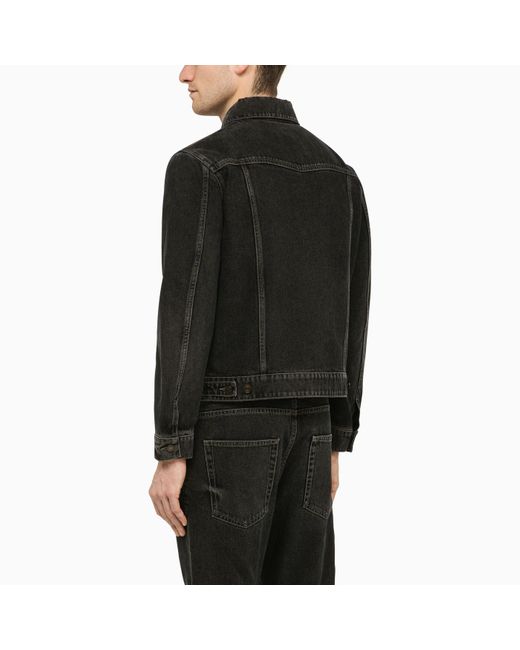 Saint Laurent Black Denim Jacket for men