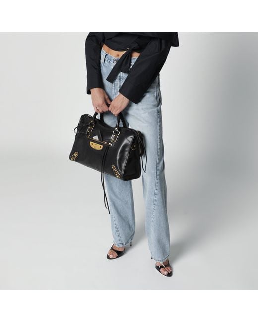 Balenciaga Black Le City Uptown Medium Bag