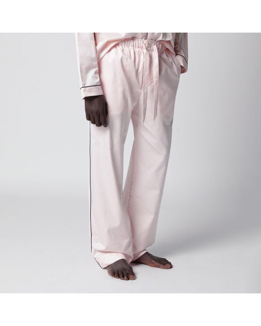 Tekla Pink Light Pajama Trousers for men